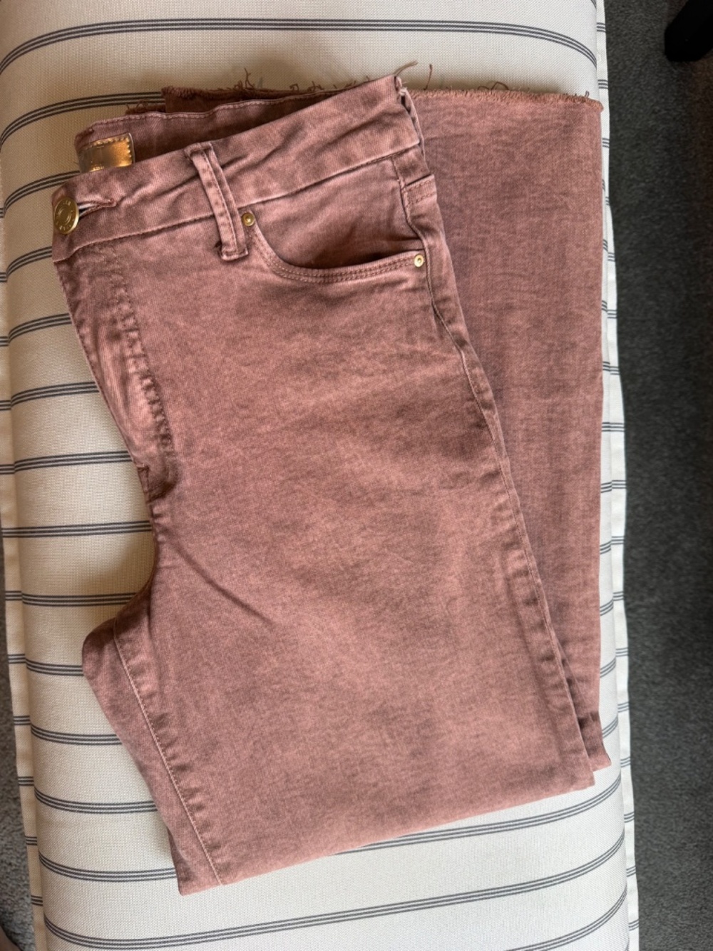 Kut from the cloth distressed brown wide leg jean - Picture 5 of 6
